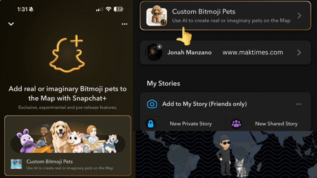 The Snapchat Is Going to Let You Make Bitmoji Pets with AI