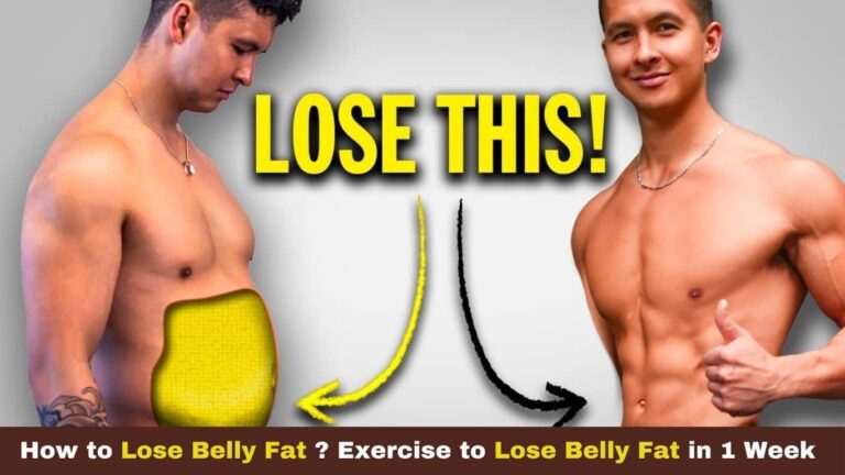 How to Lose Belly Fat ? Exercise to Lose Belly Fat in 1 Week