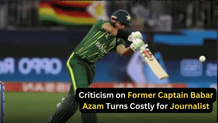 Criticism on Former Captain Babar Azam Turns Costly for Journalist