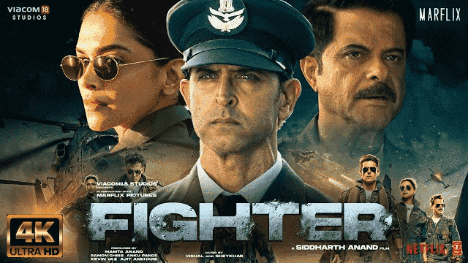 Bollywood Blockbuster Fighter Movie Hrithik Roshan Takes the Action to New Heights