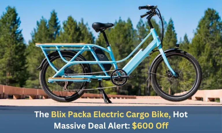 The Blix Packa Electric Cargo Bike, Hot Massive Deal Alert: $600 Off