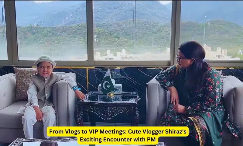 Young Vlogger Shiraz's Heartwarming Moment with PM Shehbaz Sharif - 'I am the Prime Minister'