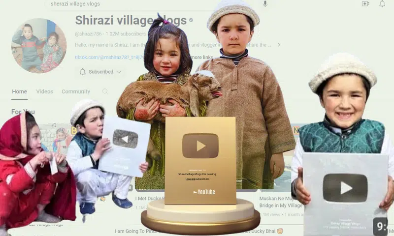 Shirazi Village Vlogs One Million Subscribers Achieve on Youtube